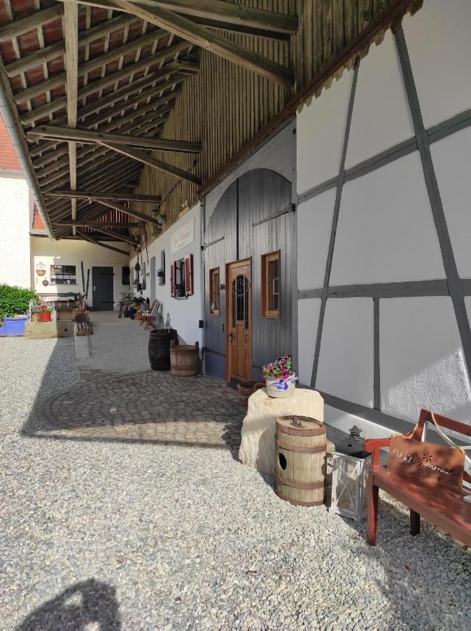 Zum Scheunenhof - Bauernhaus อิคเนนเฮาเซน ภายนอก รูปภาพ